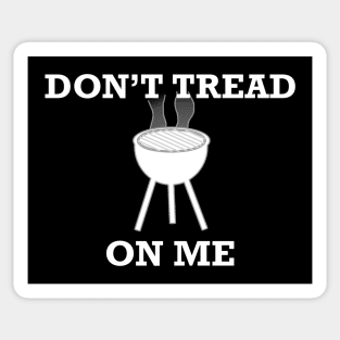 Don’t Tread on Me Charcoal Grill Sticker